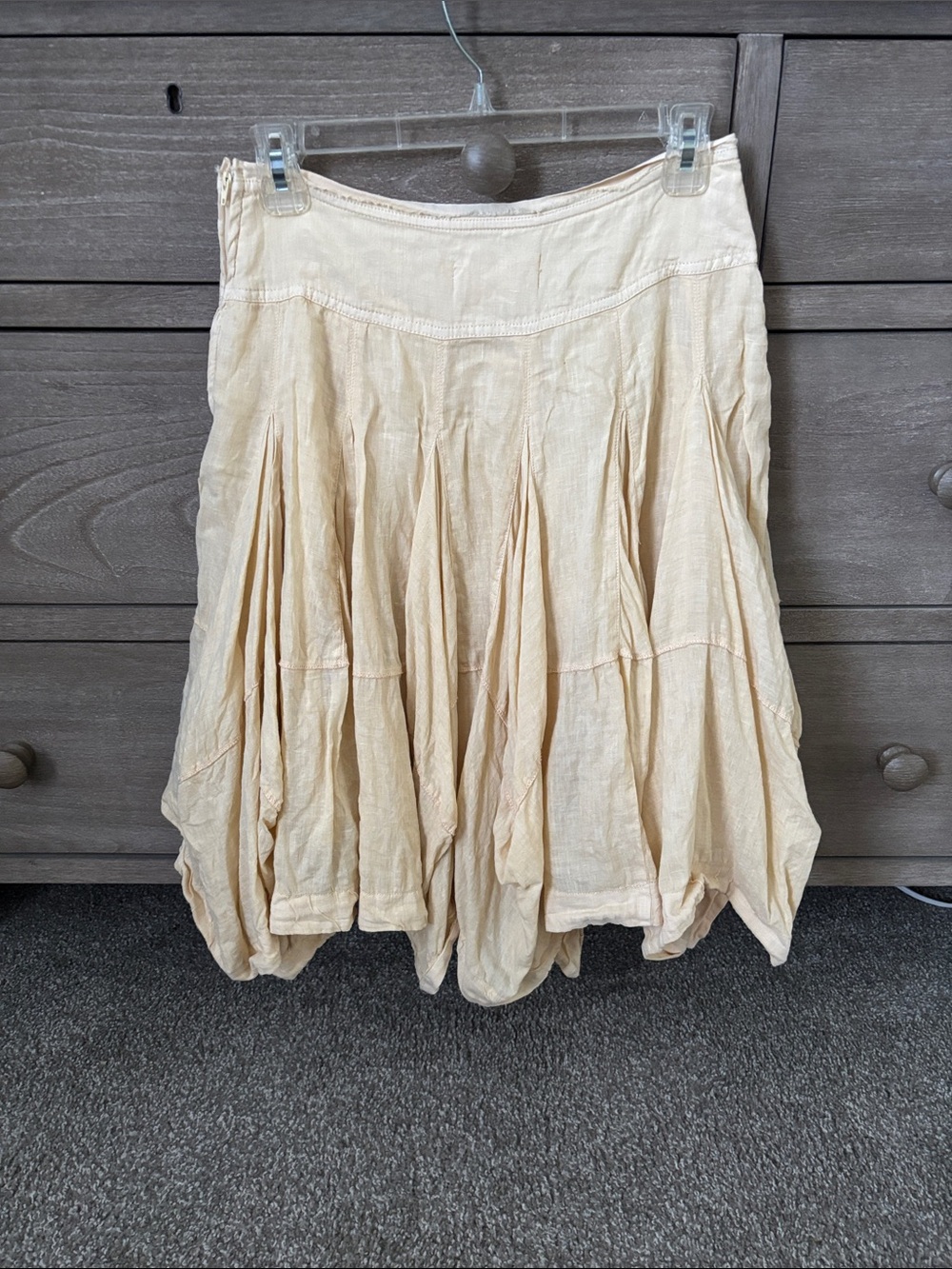 Anthropologie Linen Ruffled skirt - Picture 2 of 7